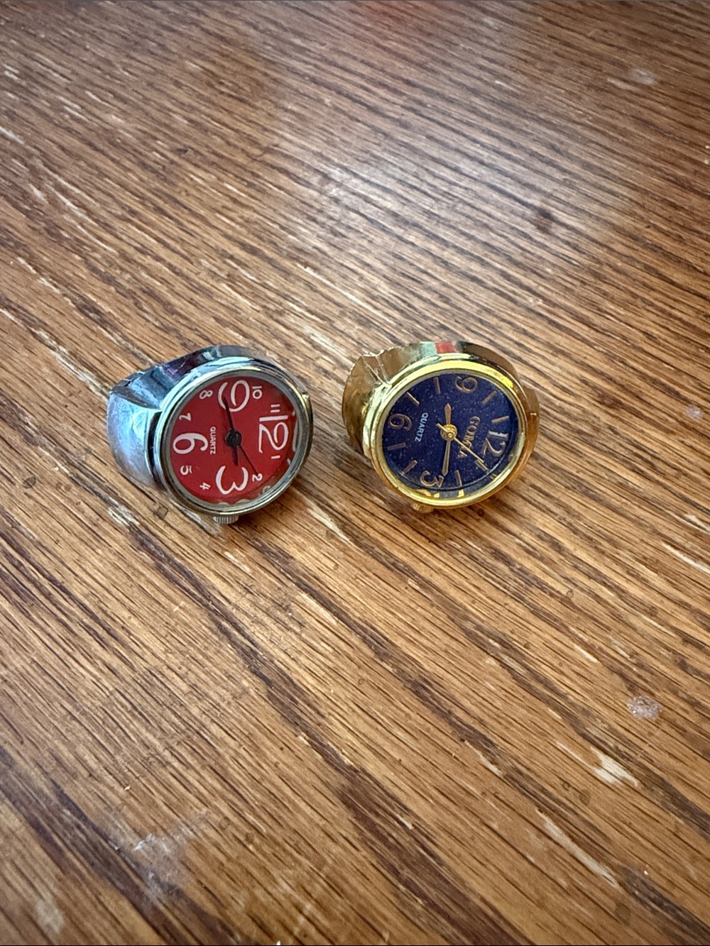 BOGO🎉🔥⏰Vintage Style Ring Watches — Red Dial & Navy Dial
